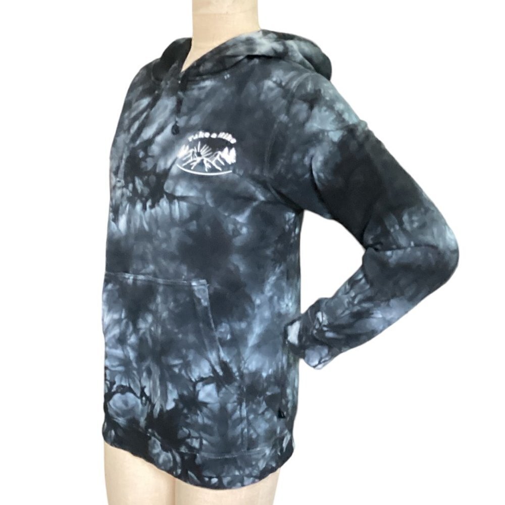 RSQ "Take A Hike" Graphic‎ Tie Dye Hoodie Sz L #114J - Picture 2 of 8